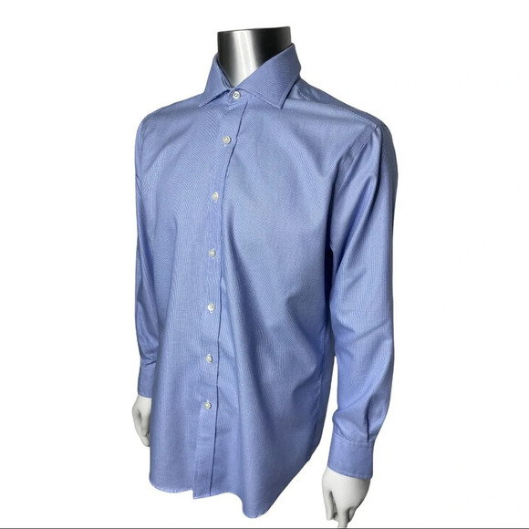 Michael Kors Non Iron Long Sleeve Dress Shirt Size 16.5 - Picture 4 of 7